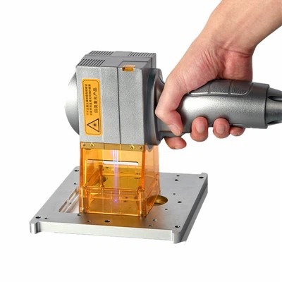 20 W kannettava kuitulaser mini kädessä pidettävä lasermerkintäkone